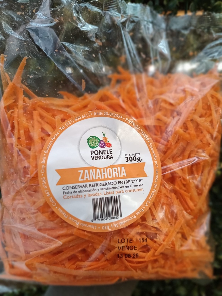 Zanahoria rallada 300 g