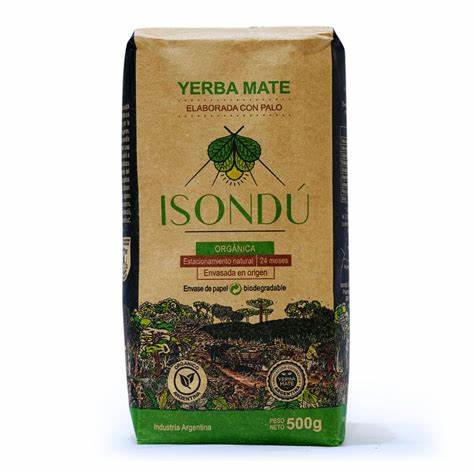 Yerba Mate orgánica 500g - Isondú