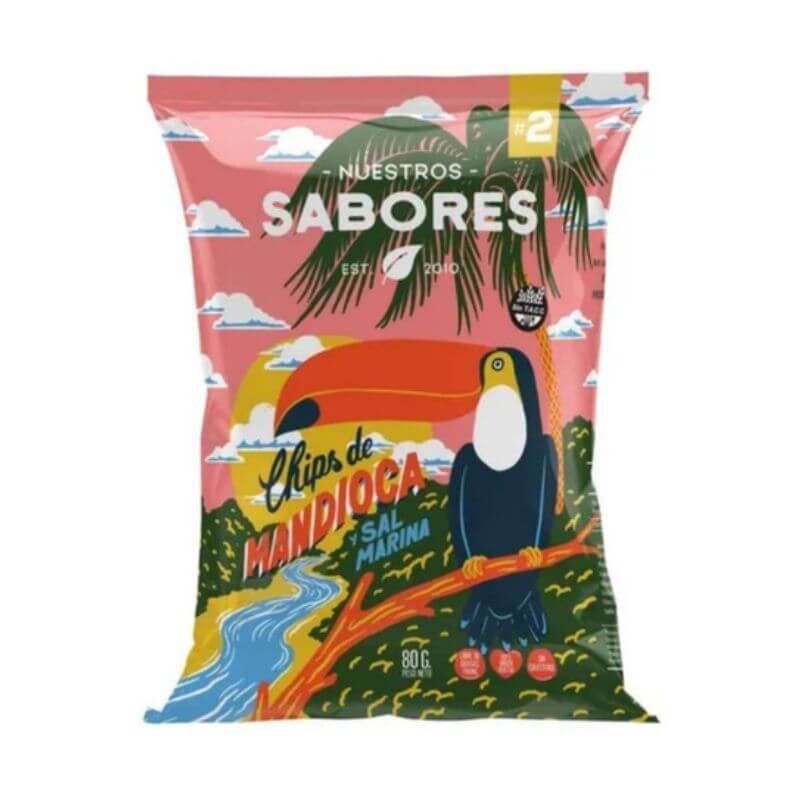 Chips de Mandioca 80g - Nuestros Sabores