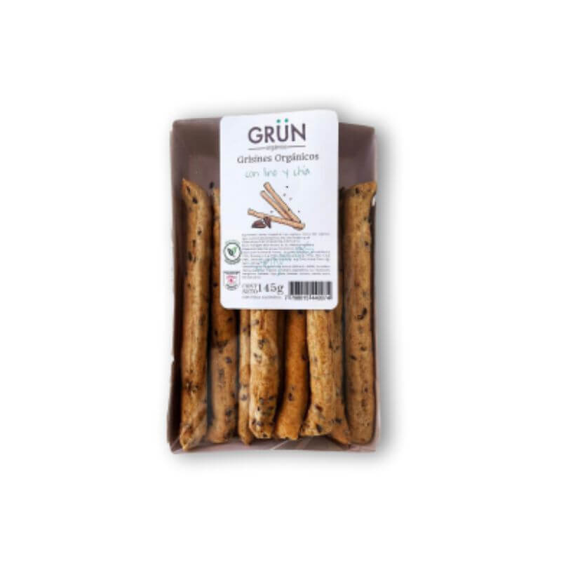 Grisines lino y chia 145g - Grun