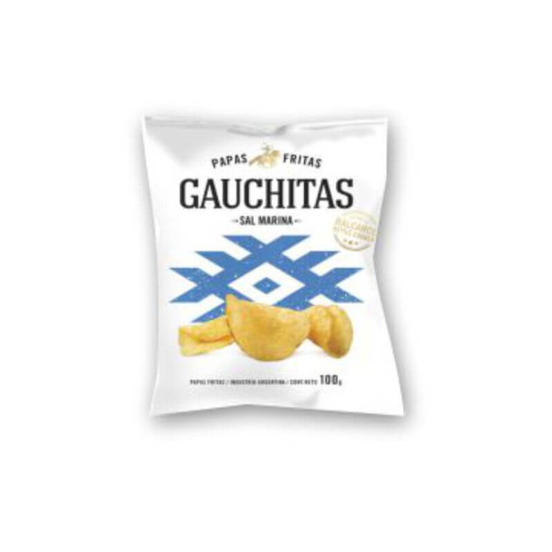 Papas fritas c/ sal marina - Gauchitas