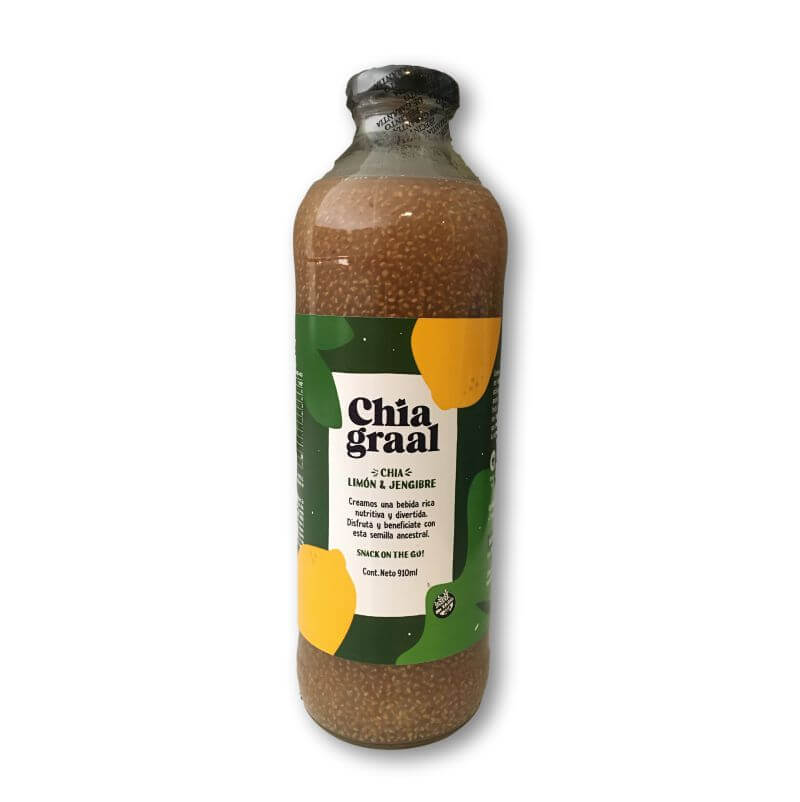 Jugo Limon y Jengibre 910ml  - Chia Graal