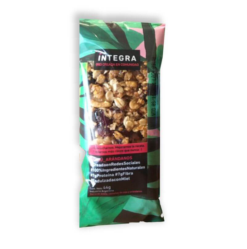 Barra Caju y arándanos 42g   - INTEGRA
