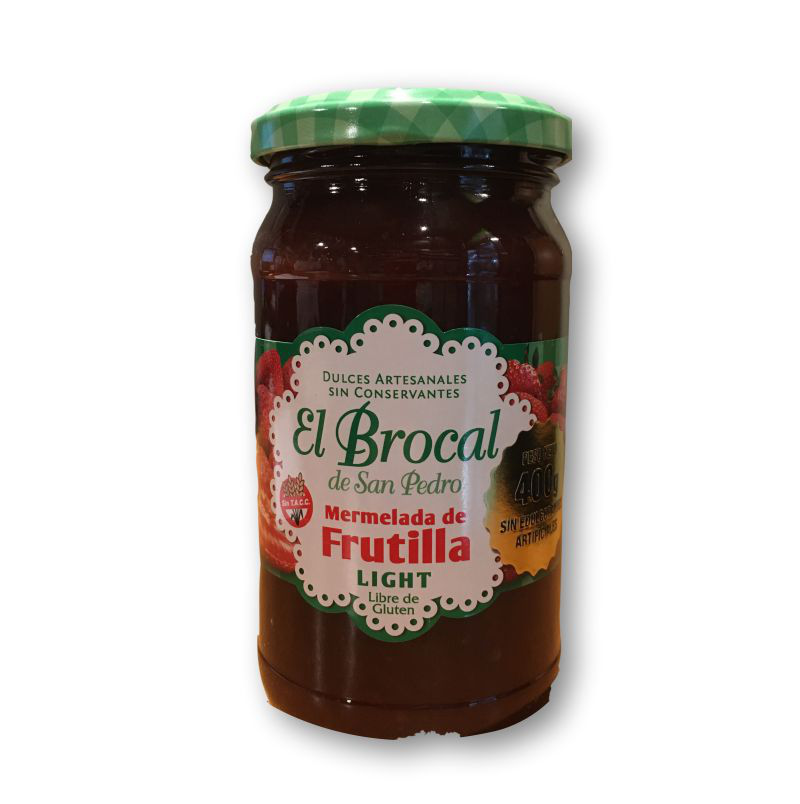 Mermelada de Frutillas Light 420g - El Brocal