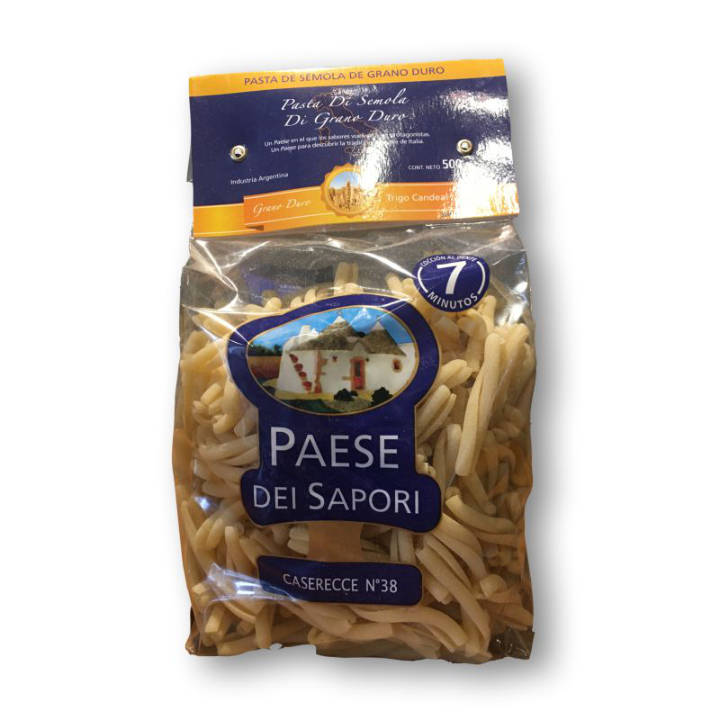 Pasta de sémola . Caserecce n°38 - Paese Dei Sapori