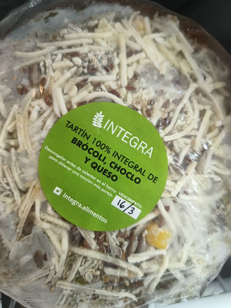 Tartín Brócoli/choclo y queso - Integra