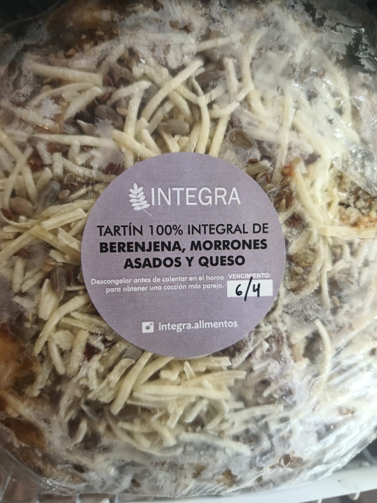 [511] Tartín berenjenas/morrones asados y queso - Integra
