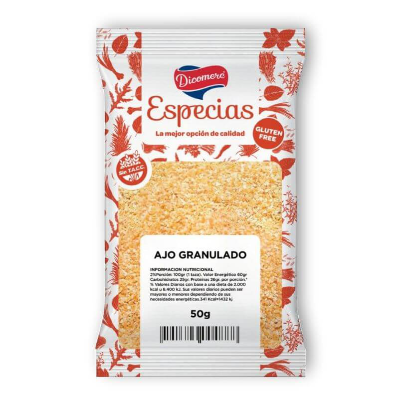 Ajo granulado 50g SIN TACC - Dicomere