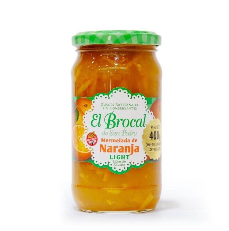 Mermelada de Naranja Light 400g. - El Brocal