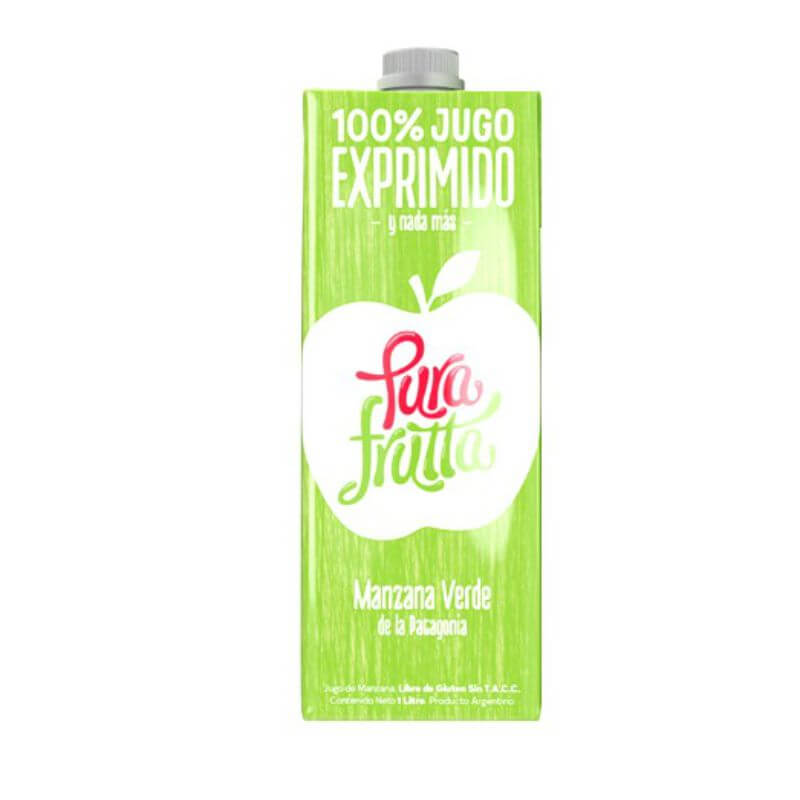 Jugo 100% Exprimido Manzana Verde 1000ml - PURA FRUTTA