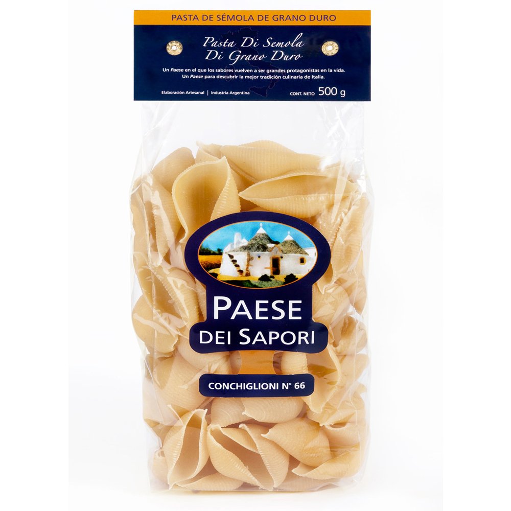 Pasta de sémola. Conchiglioni n°66 - Paese Dei Sapori
