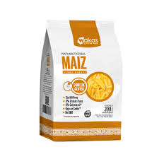 Pasta seca Multicereal Penne Rigate con Maiz - Wakas