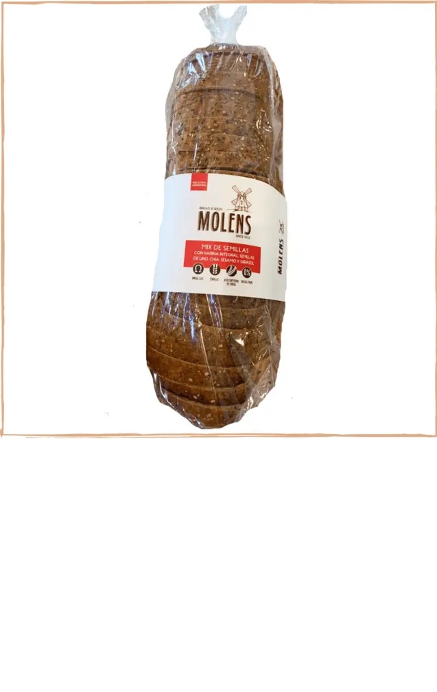 Pan integral mix de semillas x 650gr - Molens