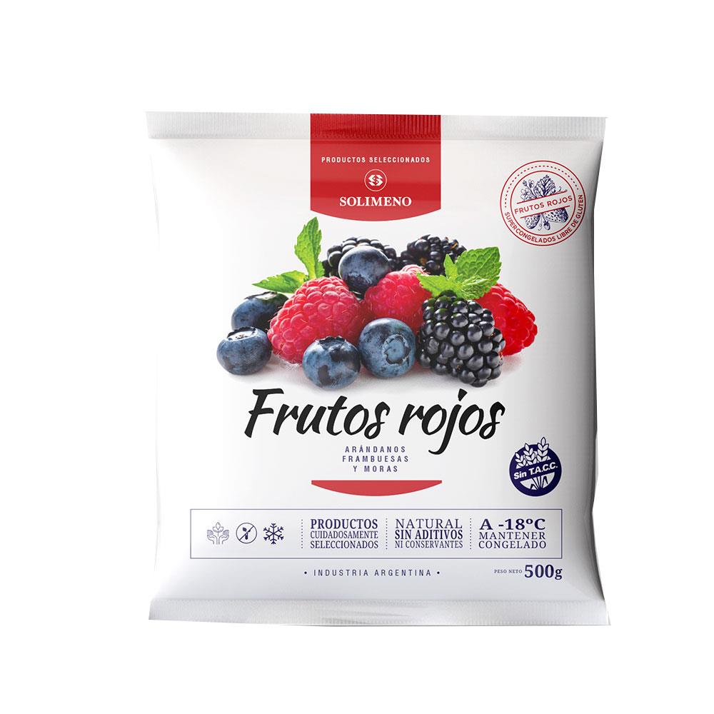 Mix de frutos rojos bolsita x 500 gr - Solimeno