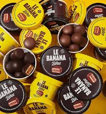 Le Banana bite chocalate con leche
