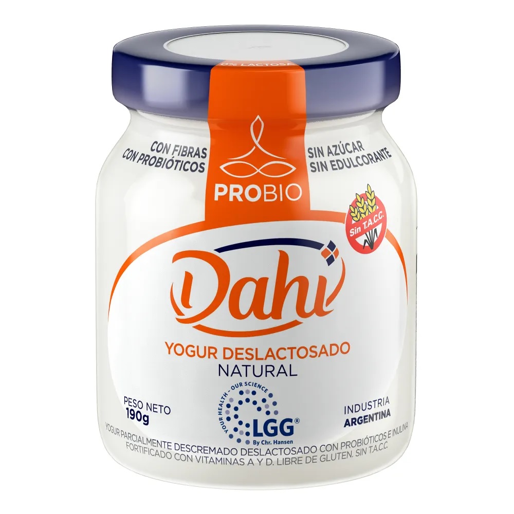 Yogurt Probio deslactosado Natural - Dahi