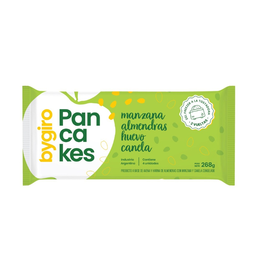 Pancake Manzana x 268 gr - Bygiro