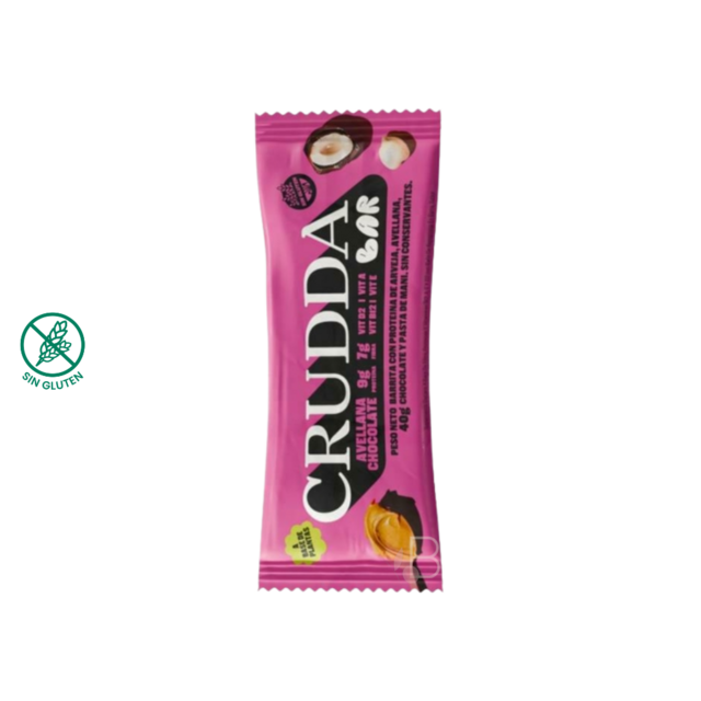 Crudda Bar Proteica Avellanas y chocolate
