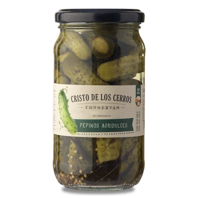 Pepinos agridulces 300 grs - Cristo de los cerros 