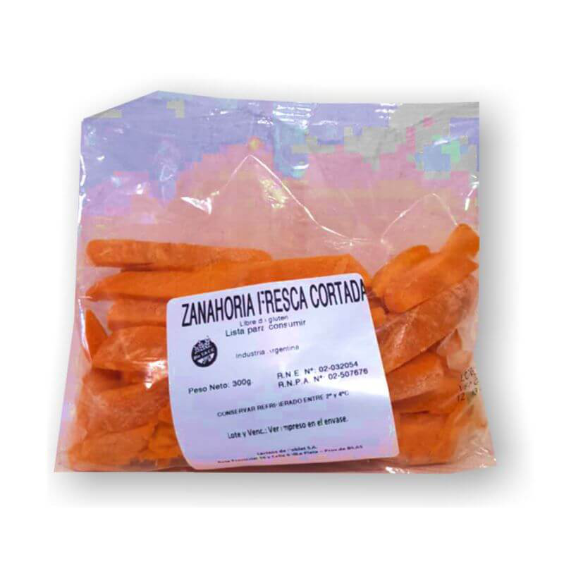 Zanahoria cortada en bastones 300 g