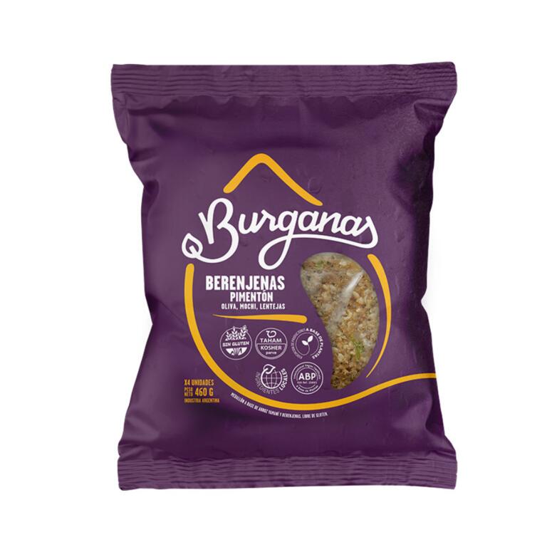 Medallones de Berenjenas y Pimentón x 460g  - Burganas