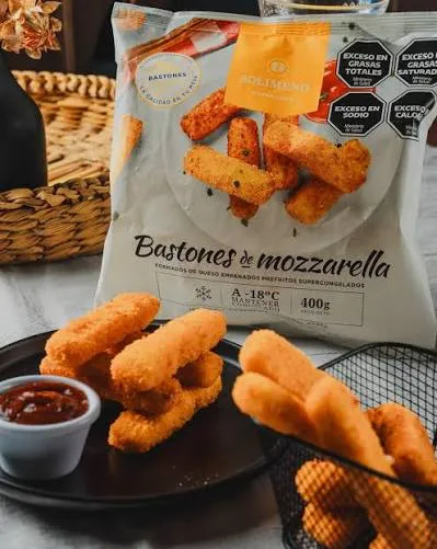Bastones de Mozzarella x 400 gr - Solimeno