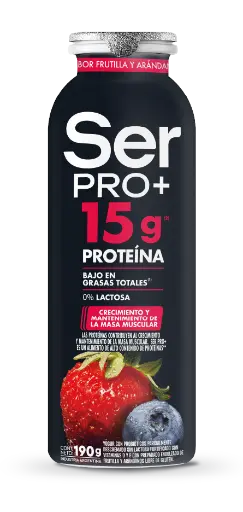 Yogur bebible Ser Pro sabor frutilla y arandanos 190 g