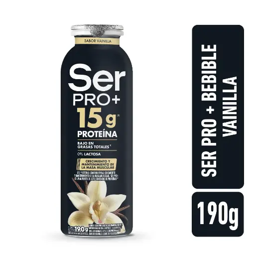 Ser Pro- Yogur bebible sabor vainilla 190 g