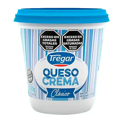 Queso crema clásico 280 grs - Tregar