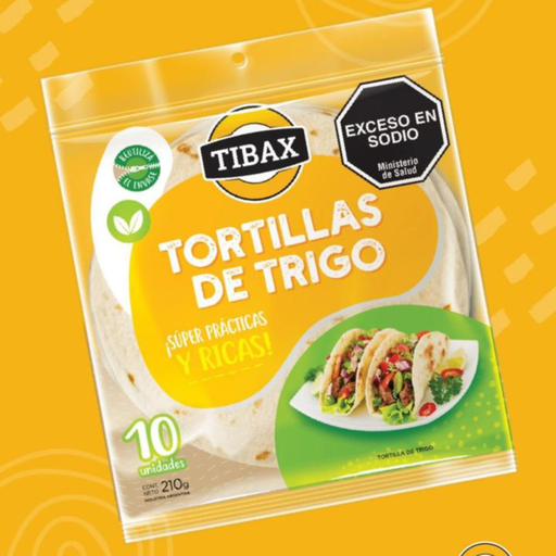 Tortillas de trigo x 10 unidades - Tibax
