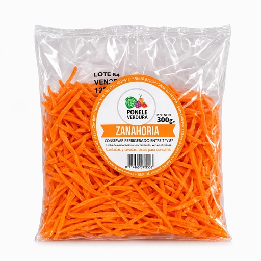 [006] Zanahoria rallada 300 g