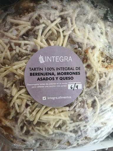 [511] Tartín berenjenas/morrones asados y queso - Integra
