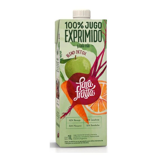 [758] Jugo 100% Exprimido Blend Detox 1000ml - PURA FRUTTA