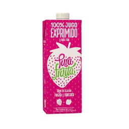 [769] Jugo 100% Exprimido Manzana y Frutilla 1000ml - PURA FRUTTA