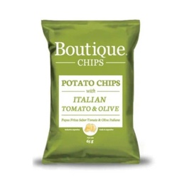 [829] Chips Papas Tomate &amp; Oliva Italiano 65g SIN TACC - BOUTIQUE CHIPS