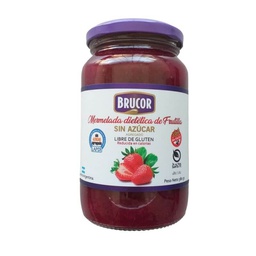 Mermelada Diet Frutilla sin azúcar 380g SIN TACC - Brucor