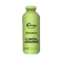 Jugo liviano Organico limon/jengibre 500ml - Las Brisas